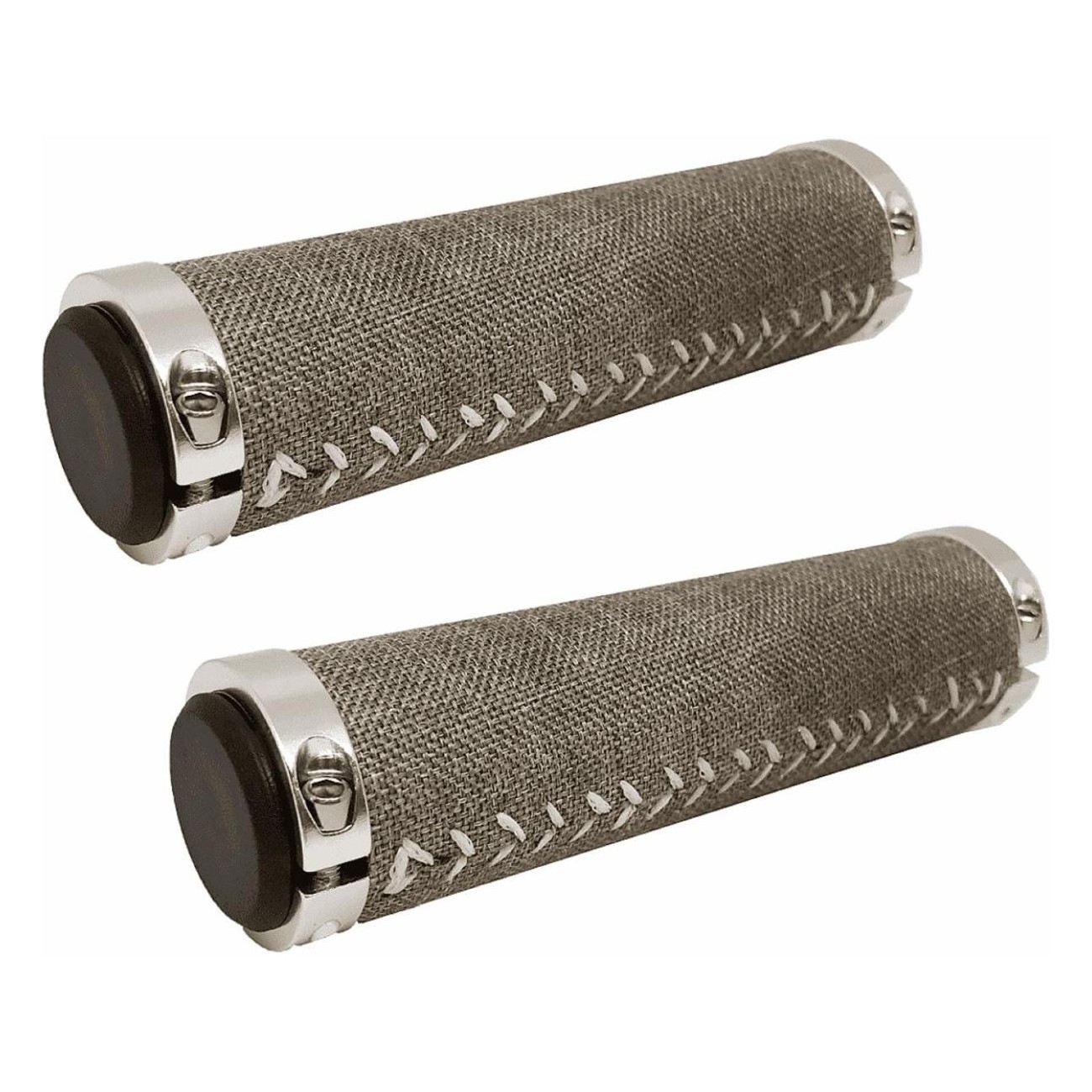 Pair of Sand Fabric Grips with Aluminum Collar - 127 mm - 1