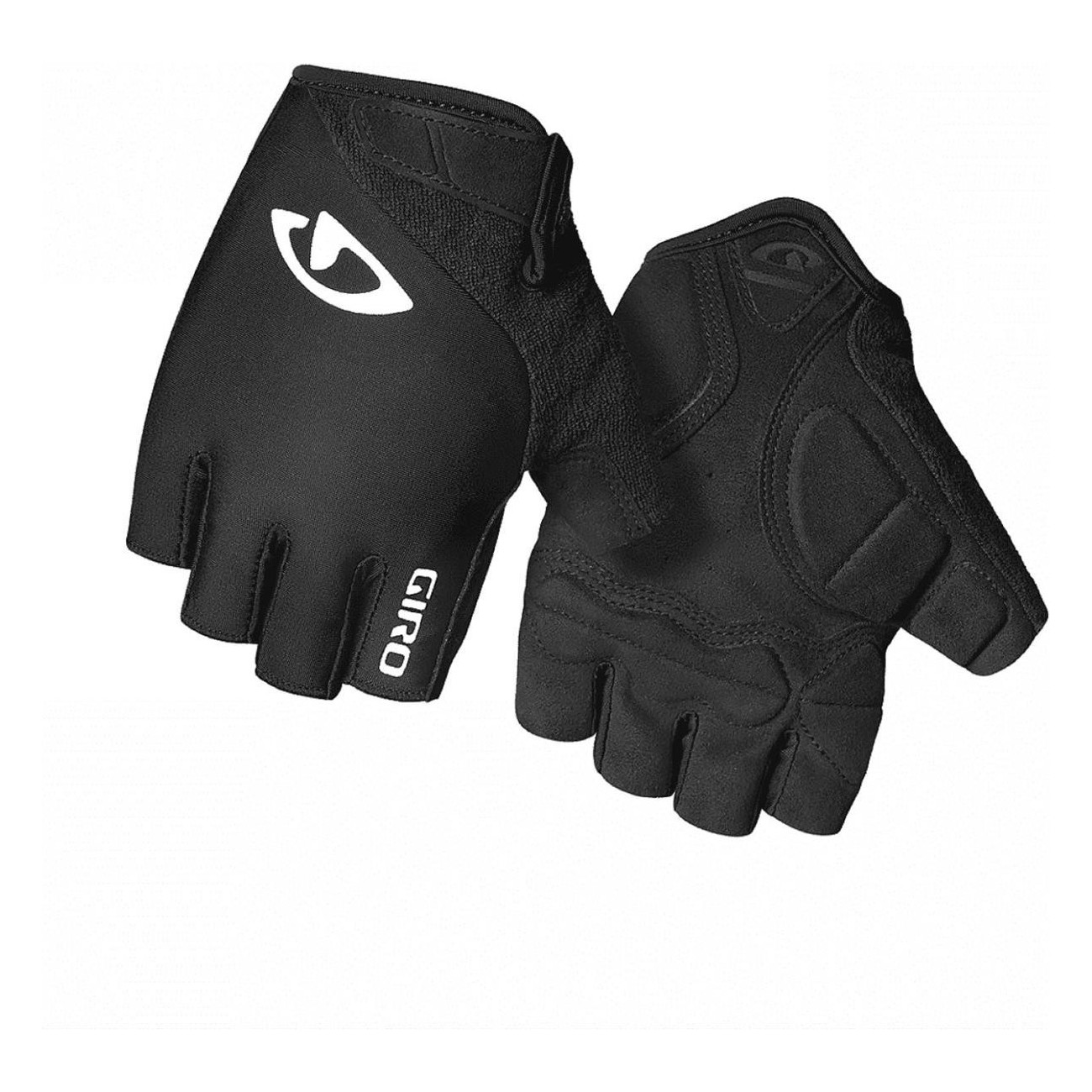 Jag'ette Women's Short Cycling Gloves Black Size M - Summer, Ergonomic Comfort & Sustainability - 1