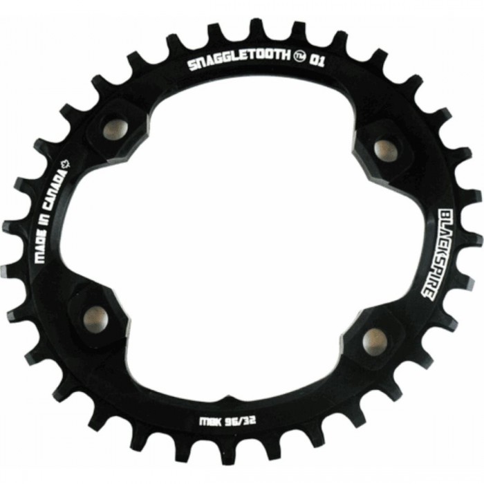 30T Snaggletooth XT8000 Oval Chainring for Shimano MTB 11/12V, Anti-Drop Tech - 1