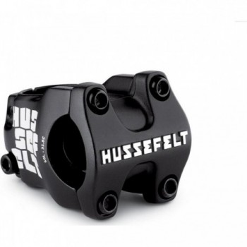 Hussefelt 60mm 0° Handlebar Stem, 7075 Aluminum, Matte Black, 31.8mm - 1