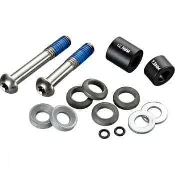 Titanium T25 Spacer Set with Brake Caliper Support - Front 180mm/Rear 160mm - 1