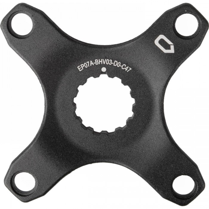 Black Anodized Aluminum Spider for Bosch Gen4, 50mm Chain Line - 1