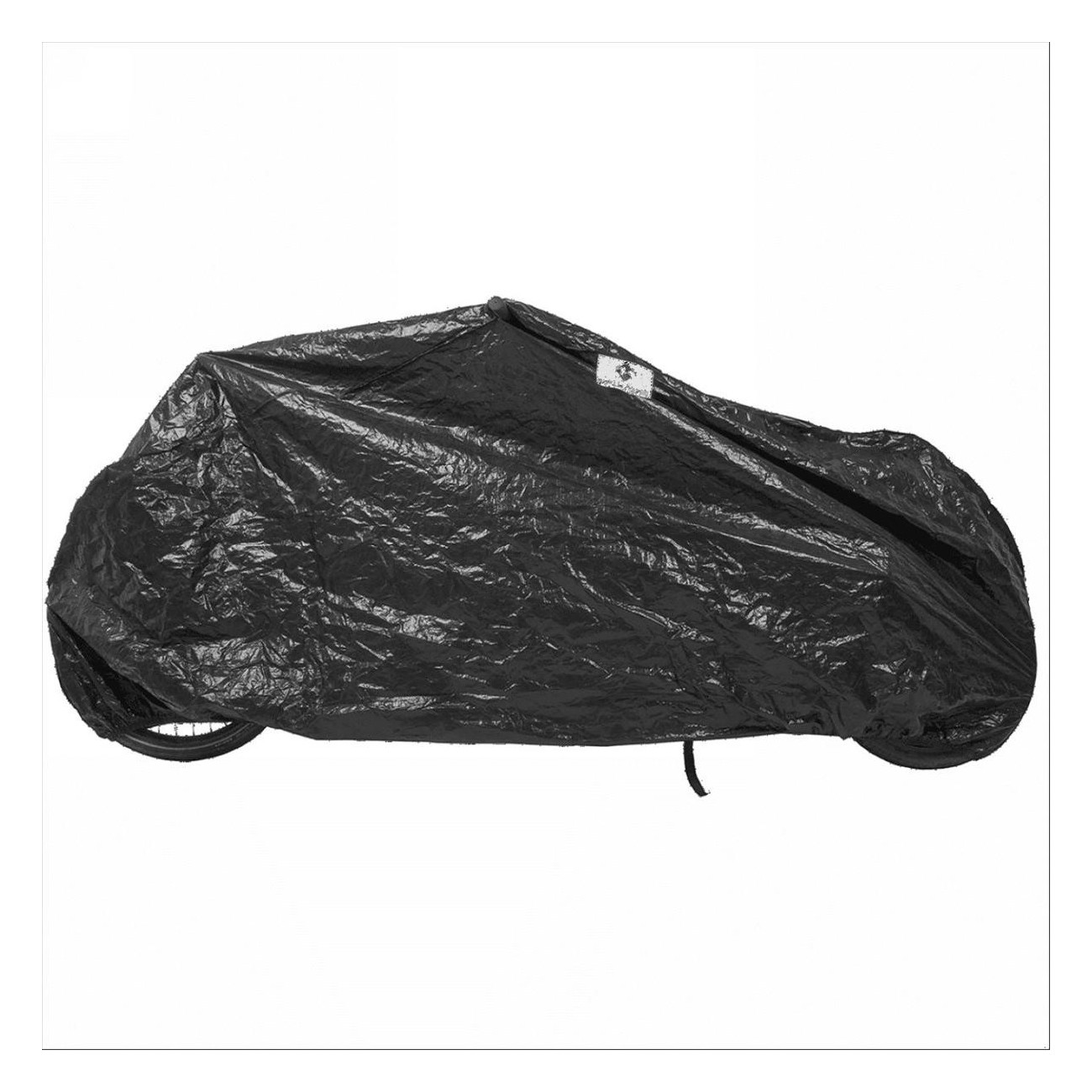 M-Wave Cargo Bike Cover 290x135x70 cm Black Durable Tarpaulin - 1