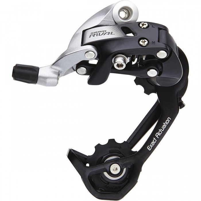 SRAM Rival 22 11-Speed Rear Derailleur, Medium Cage 32T, Black, Road/Cross - 1