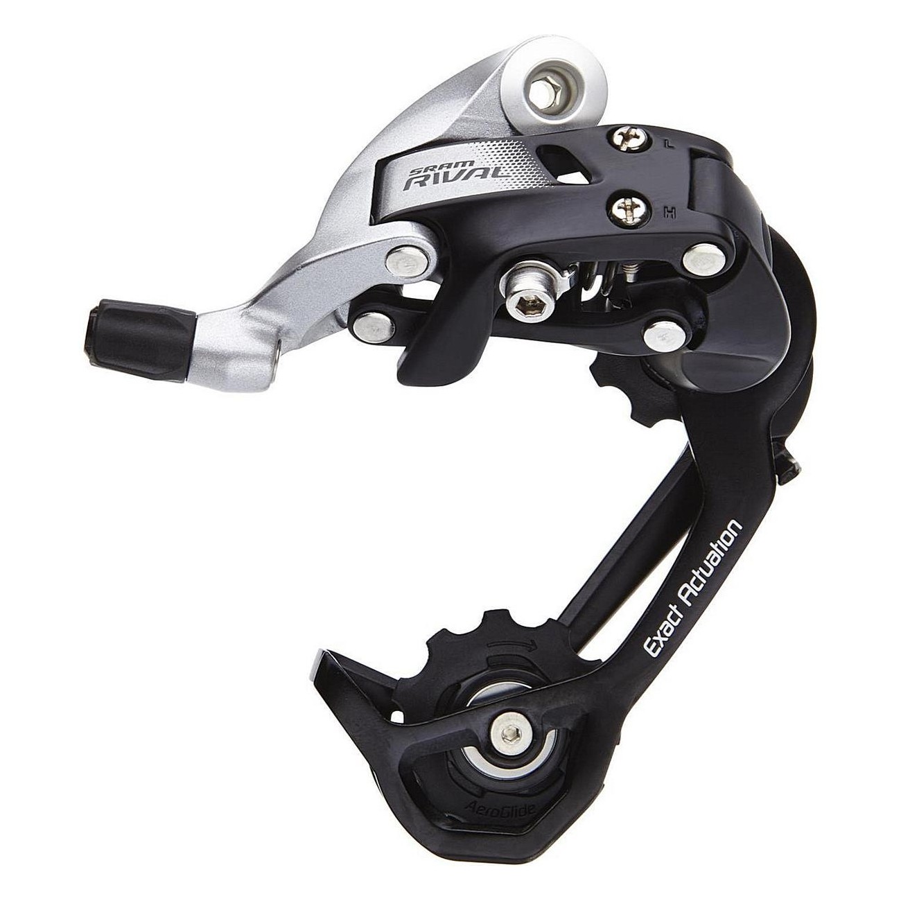 SRAM Rival 22 11-Speed Rear Derailleur, Medium Cage 32T, Black, Road/Cross - 1