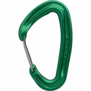 Alpha Wire Green Carabiner for Traditional Climbing - Ergonomic & Lightweight 36g - 1