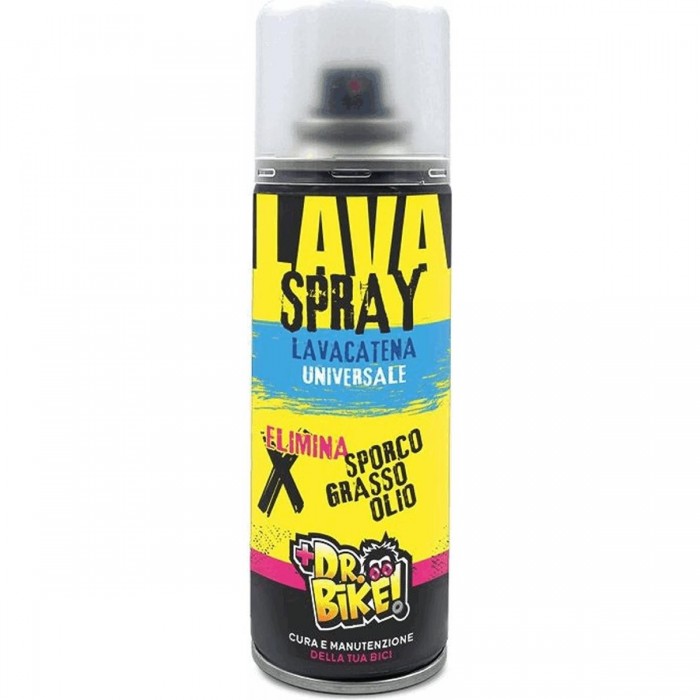 Dr.bike Lavacatene Spray 200ml - Pulizia ed Efficienza per Catene di Biciclette - 1 - Pulizia bici - 8005586230379