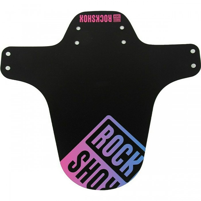 RockShox MTB Mudguard Black-Pink/Blue Gradient - Fork Protection & Custom Style - 1