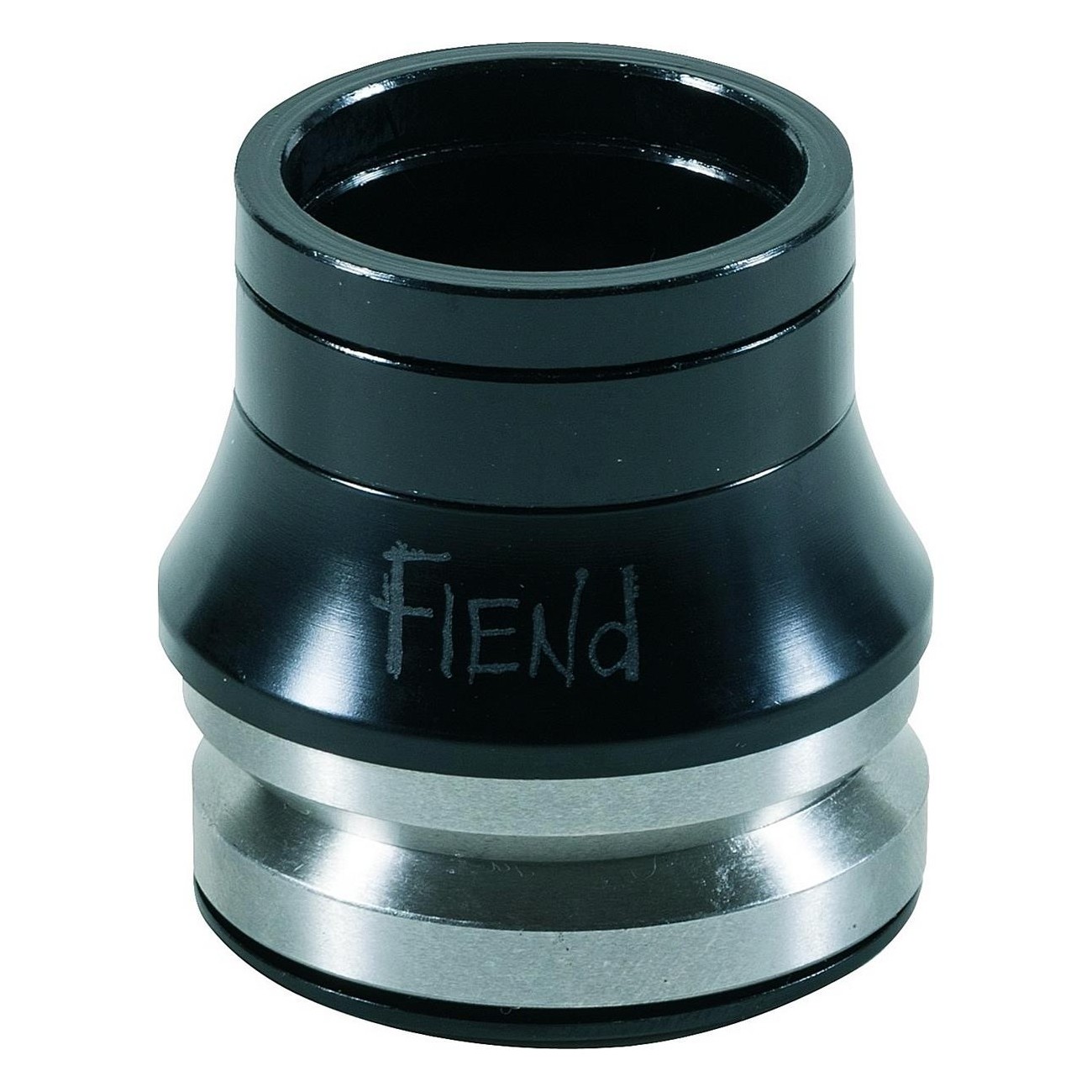 Fiend Integrated Headset Black 45x45 with Sealed Bearings and Aluminum Ring - 1