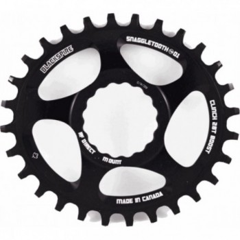 Couronne Ovale 30 Dents Raceface Snaggletooth Cinch Direct Mount Noir - 1