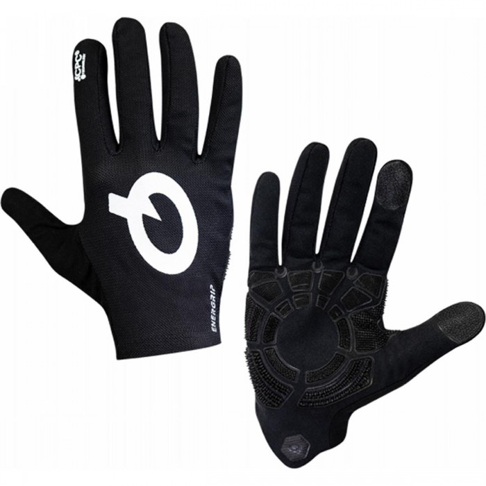 Guantes Energrip Largos XL para Ciclismo con Tecnología CPC, Blanco/Negro - 1