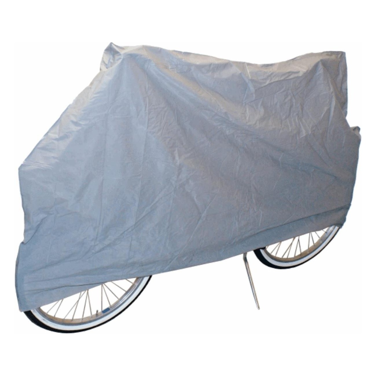 Universal Grey Bike Cover in Tear-Resistant Nylon 220x120 cm for 24'-28'' Bikes - 1