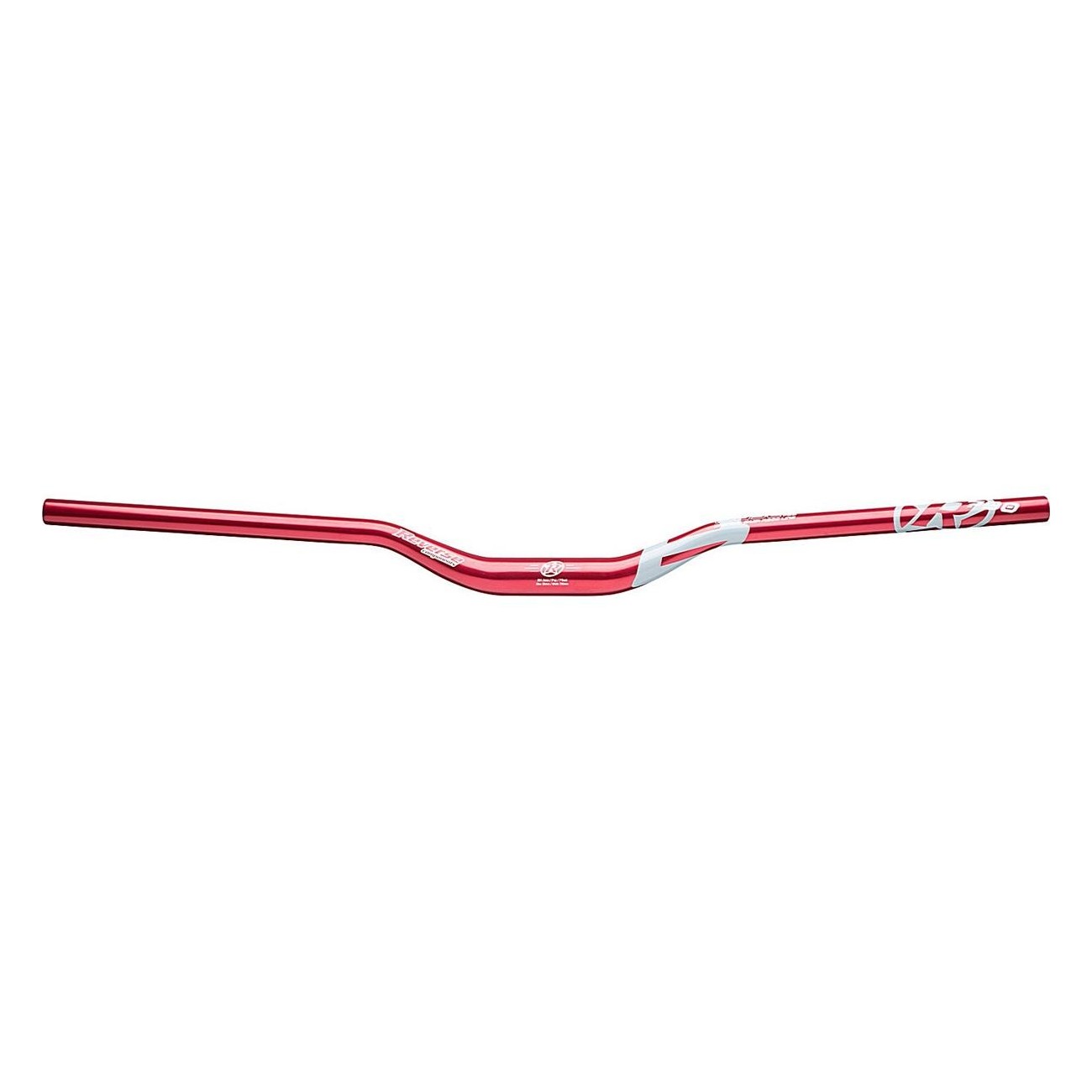 Reverse Handlebar 790mm Ø31.8mm with 35mm Rise Red-Gray for Enduro - 1