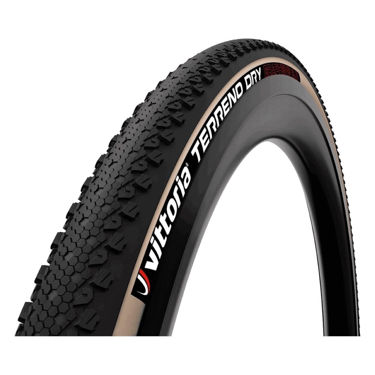 Foldable Tire 700x38 Terreno Dry TLR Graphene 2.0 Black for Gravel and Cyclocross - 1