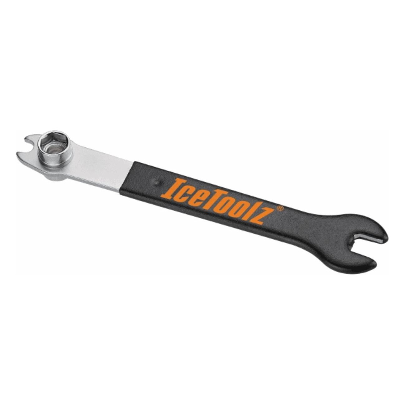 Chromoly Pedal Wrench with 14 and 15mm Sockets - Essential Bike Tool - 1