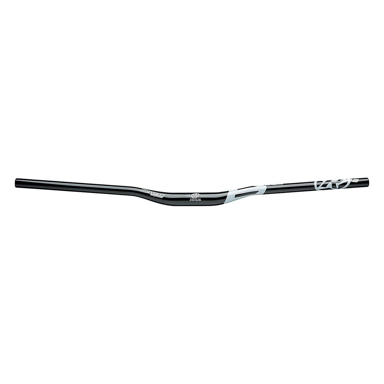 Reverse Handlebar 790mm ø31.8mm with Rise 18mm - Black-Grey for Enduro, All Mountain, DH - 1