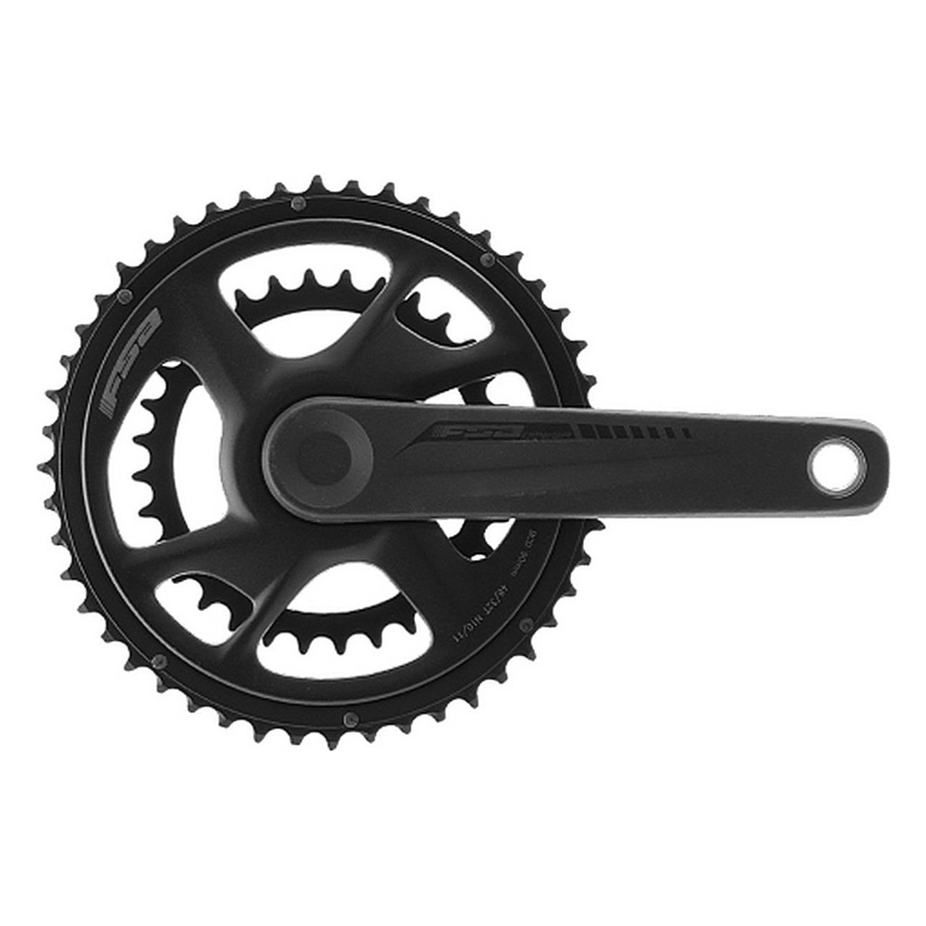 Omega Modular MegaExo19 Crankset 2x B2 - 48x32D, 170mm, Black, Shimano/SRAM Compatible - 1