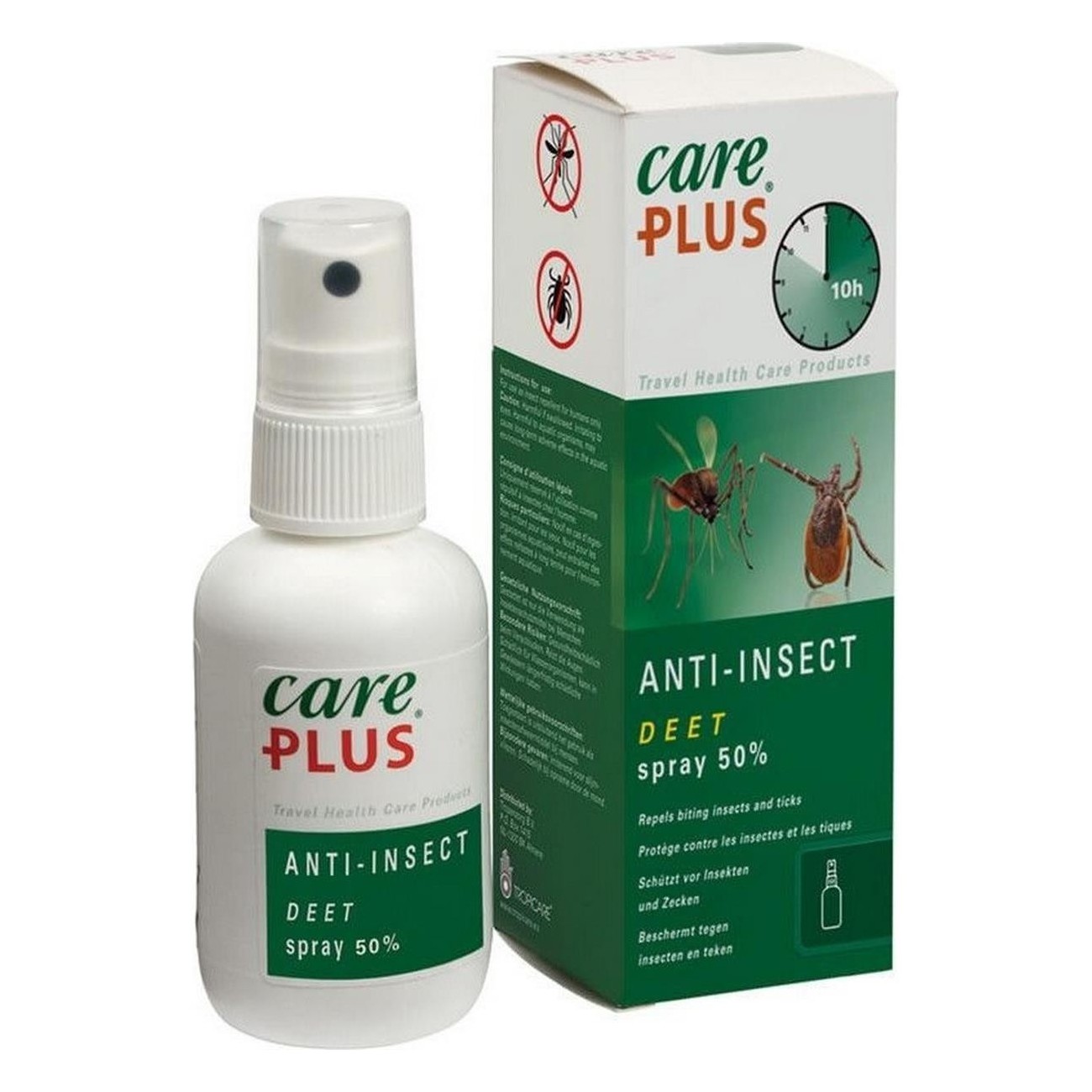 Spray Repellente Anti-Insetti Care Plus DEET 50% - 60ml - 1 - Protezione da insetti - 8714024329468