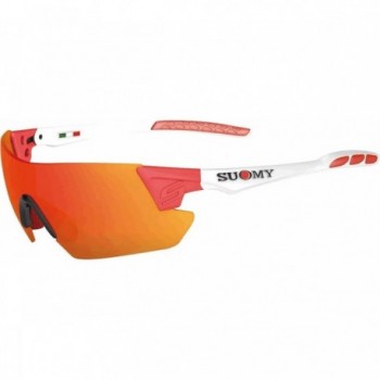 Gafas SUOMY Sanremo Blanco/Rojo - Estilo y Funcionalidad Deportiva - 1