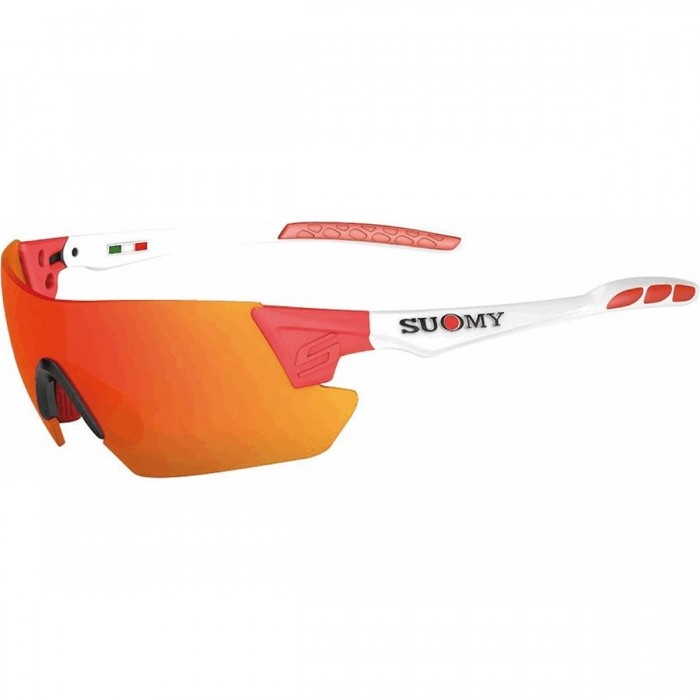 Gafas SUOMY Sanremo Blanco/Rojo - Estilo y Funcionalidad Deportiva - 1