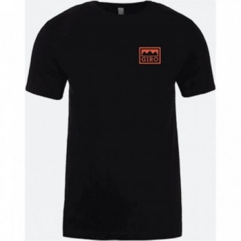 Men's Black Cotton T-Shirt Mountain Alps - Size M, Versatile for All Seasons - 1