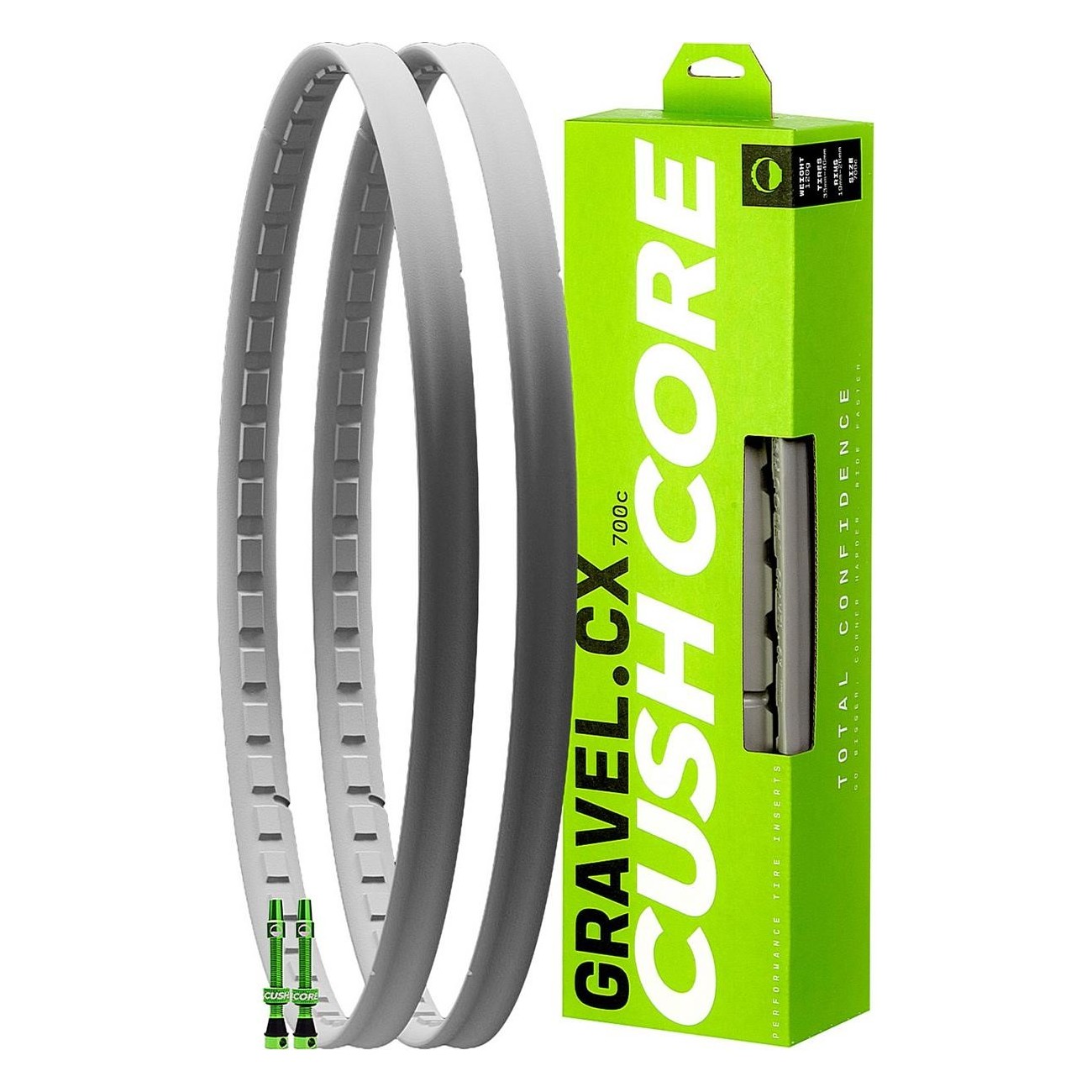 Ultra-Light Tire Inserts Set for Gravel Bikes - Fatigue Reduction & Curve Improvement - 1