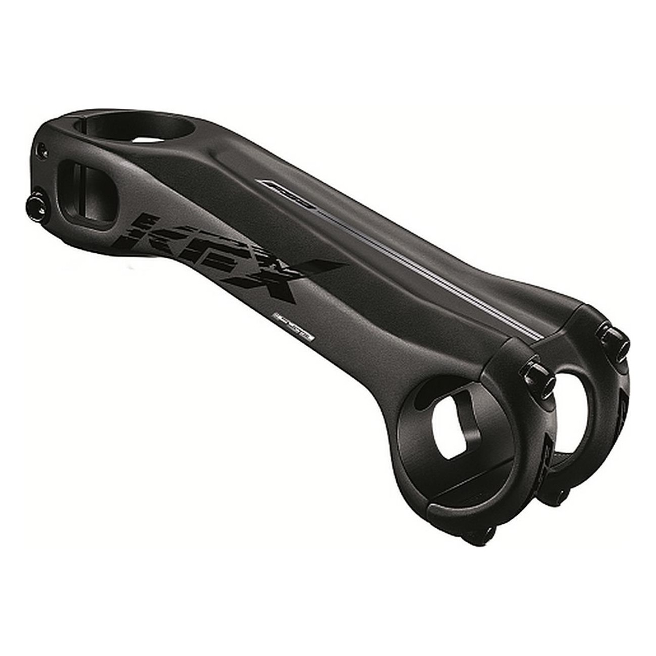 KFX Drop Handlebar Stem -20° B4 100 mm for MTB, Black Aluminum - 1