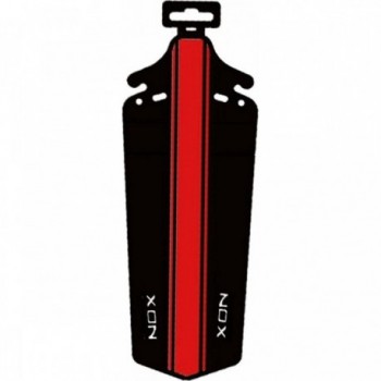 Garde-boue Arrière Pliable en Nylon Noir/Rouge avec Sangles XON - Protection Efficace - 1