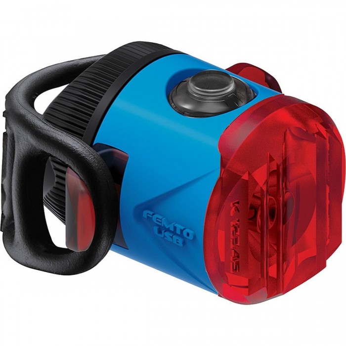 LED Rücklicht Femto USB Blau mit StVZO Linse, 8 Lumen, IPX7 wasserdicht - 1