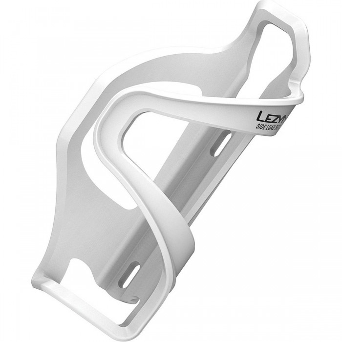 Lezyne Flow Cage SL-L White - Left Side Loading, Lightweight and Durable - 1