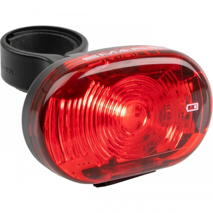 SMART STAR USB LED Red Rear Light with Clip and Seat Post Mount, Waterproof - 1