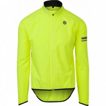 AGU Men's Rain Sport Jacket Yellow Fluorescent 2XL Waterproof and Breathable - 1