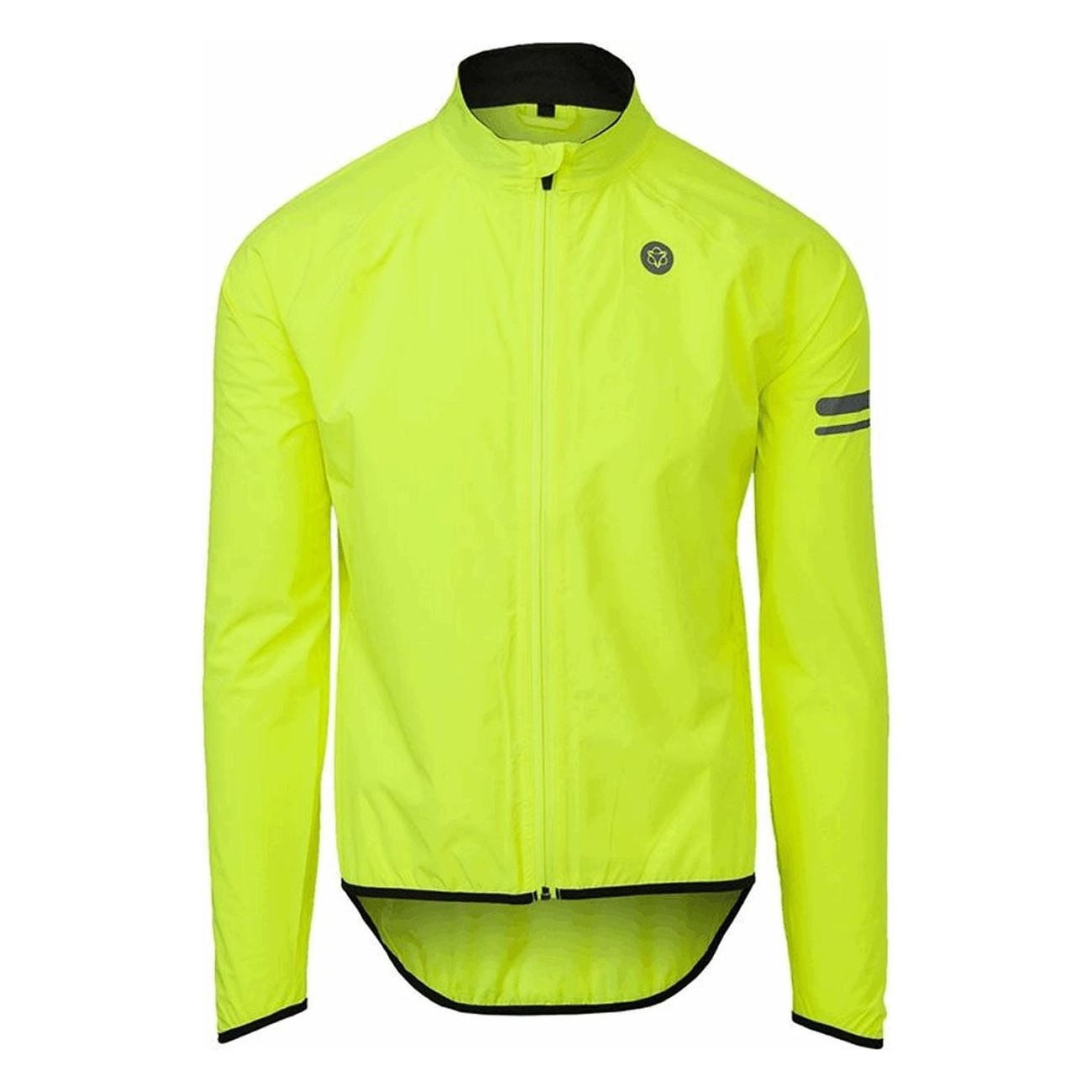 AGU Men's Rain Sport Jacket Yellow Fluorescent 2XL Waterproof and Breathable - 1