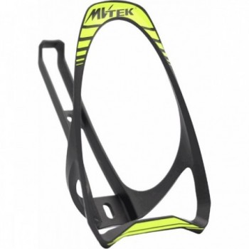  Porte-bidon Predator Ultralight 19g Noir/Jaune en Nylon et Carbone MVTEK  - 1