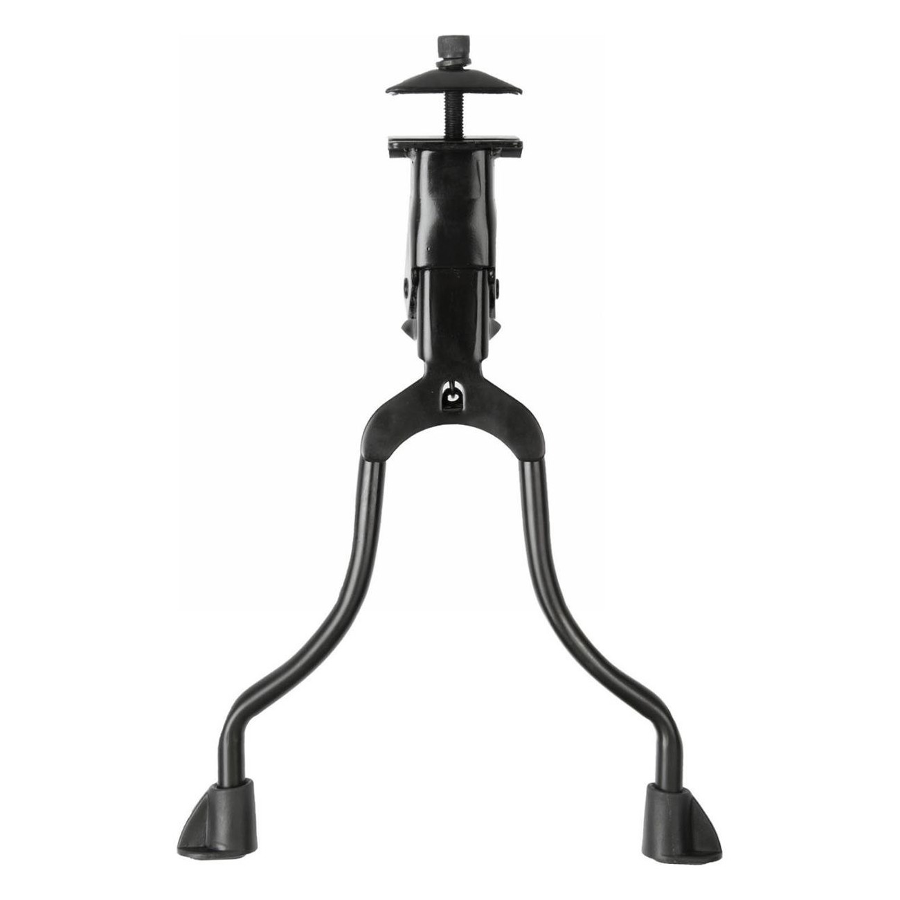 Soporte de bicicleta de acero negro con patas antideslizantes 26-28 pulgadas - 1