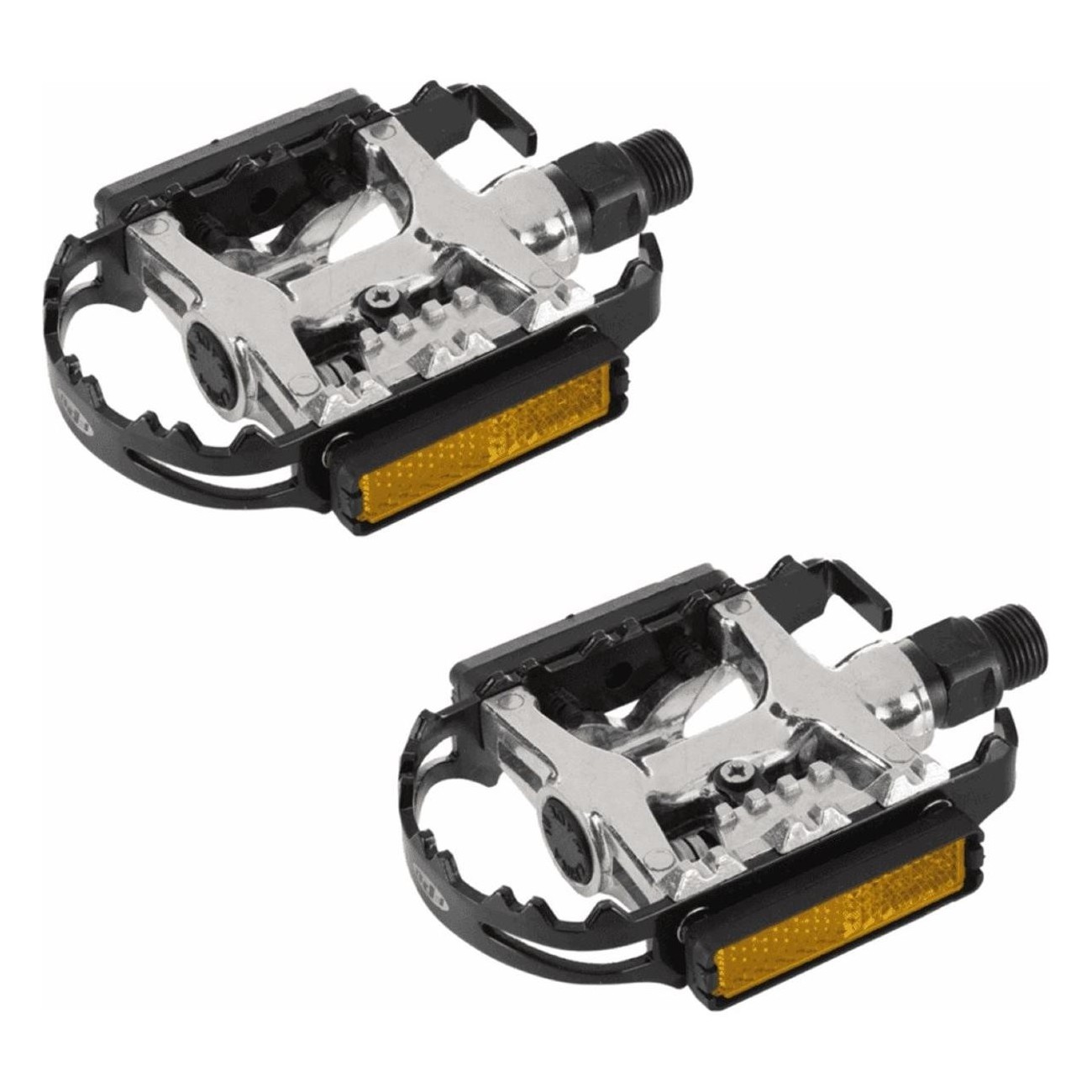 Pédales FPD NWL-273 Dual Function Compatibles Shimano - Noir/Argent - 1