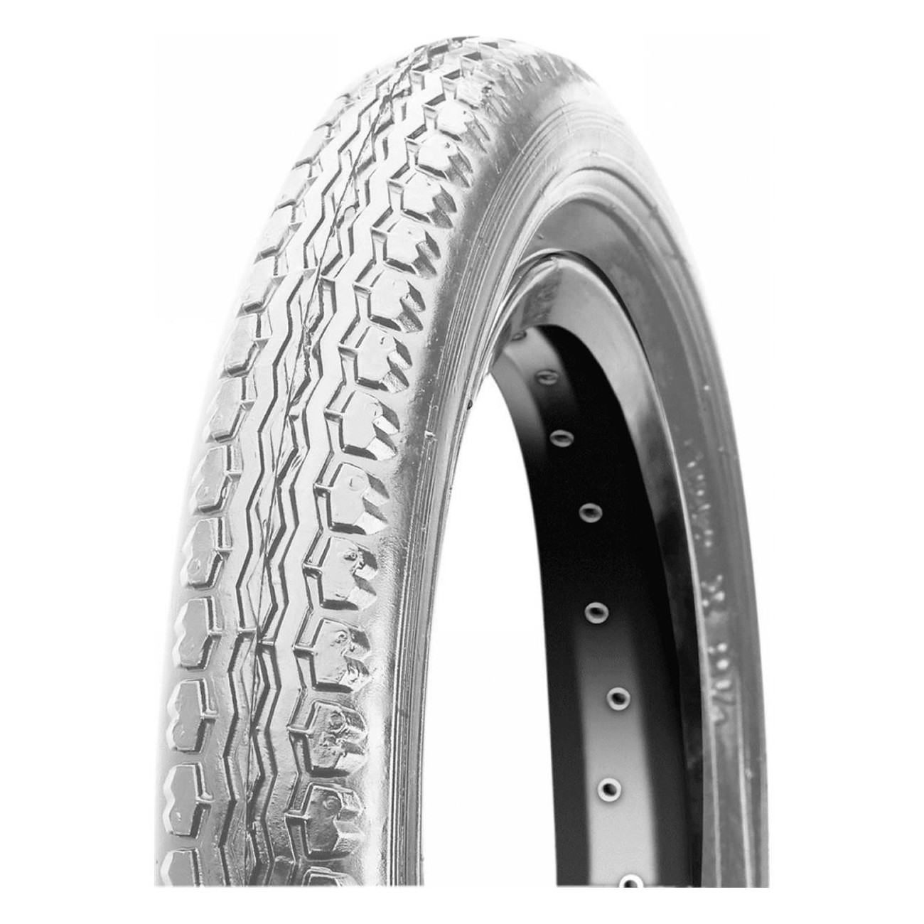 CST Tire 12x1/2x2 1/4 White Rigid for City Trekking - Performance & Durability - 1