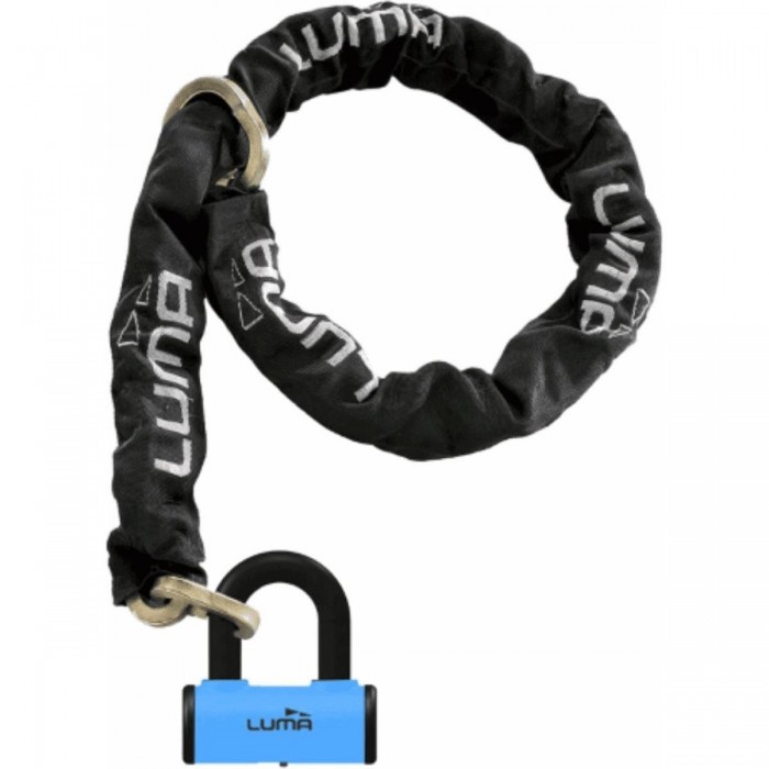 Luma Enduro Procombi 115cm x 10mm Lock Chain with Blue Key - Bike & Moto Security - 1