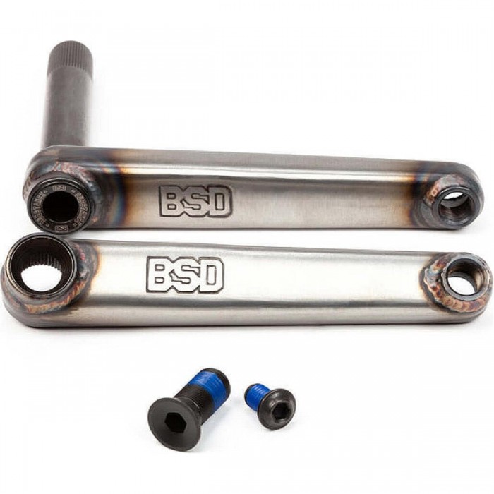 Substance 175mm CrMo Crank Arm Raw Finish for Bike - 1