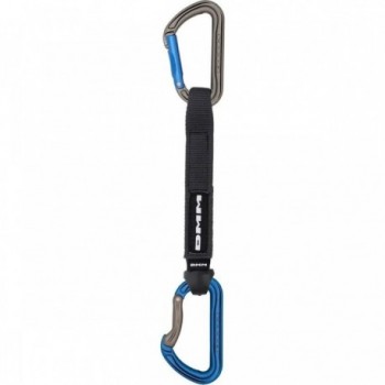 Sportliche Karabiner Blau 18cm Tech-Table Quickdraw Einzel, 108g - Leicht und Einfach zu Benutzen für Klettern - 1