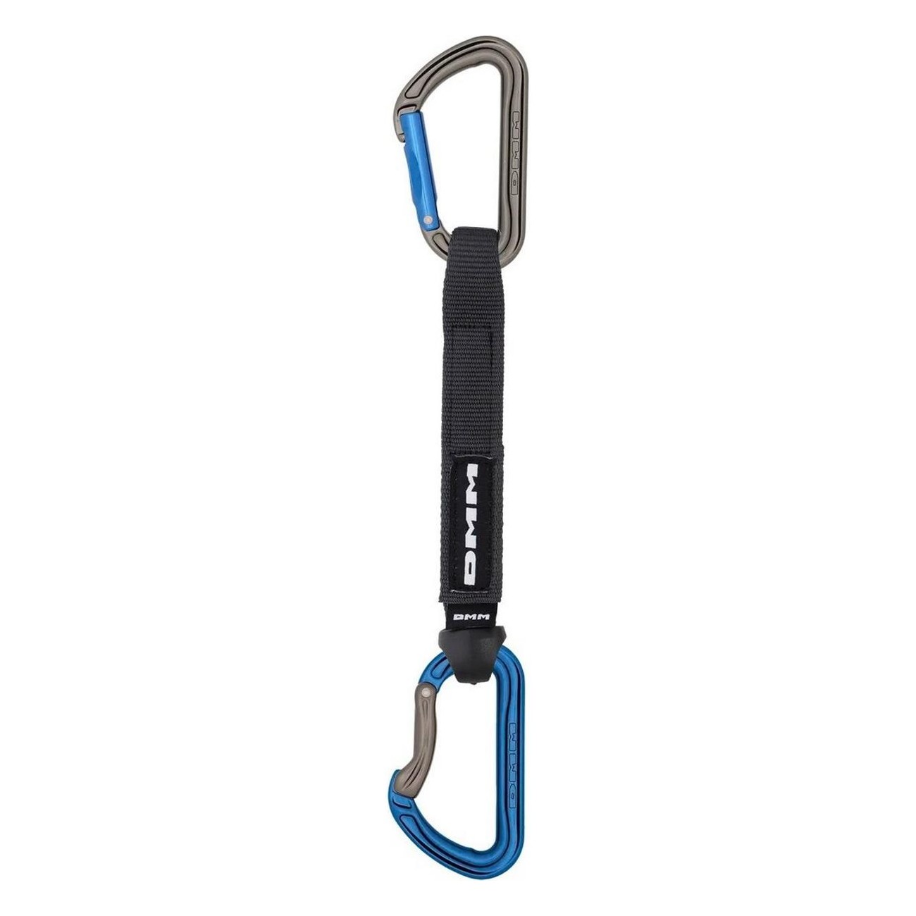 Sportliche Karabiner Blau 18cm Tech-Table Quickdraw Einzel, 108g - Leicht und Einfach zu Benutzen für Klettern - 1