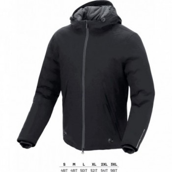 Thermojacke Magic Shelter Schwarz 3XL Wasserdicht - In Umhang verwandelbar mit Regenschutz - 1