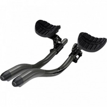 Vuka Triathlon Clip in Alluminio con Prolunghe Vuka Alumina Evo 110 mm, Bloccaggio Alto, Morsetto 31.8/22.2 mm - 1 - Prolunghe m