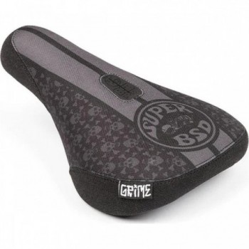 Grime Fat Pivotal Super Black Seat - Comfort and Durability for Bicycles - 1