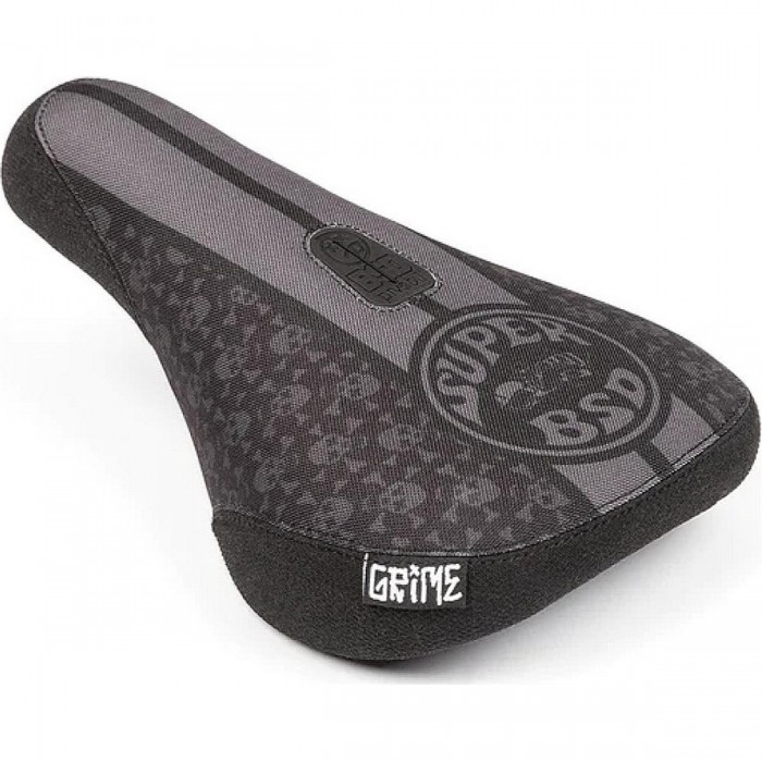 Selle Grime Fat Pivotal Super Noir - Confort et Résistance pour Vélo - 1