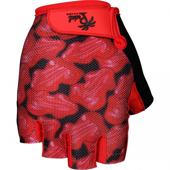 Red Frog Gloves Size L with Palm on Pedals, Gel Padding and Lightweight Design - 1