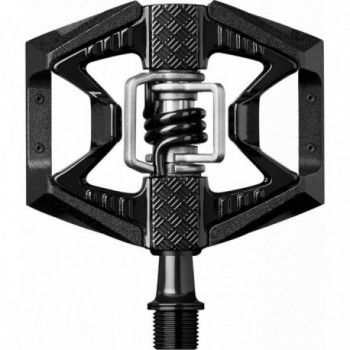 Pédales CRANKBROTHERS Double Shot 3 Noir - Fonction Duale pour VTT, Ville et Trajet - 1