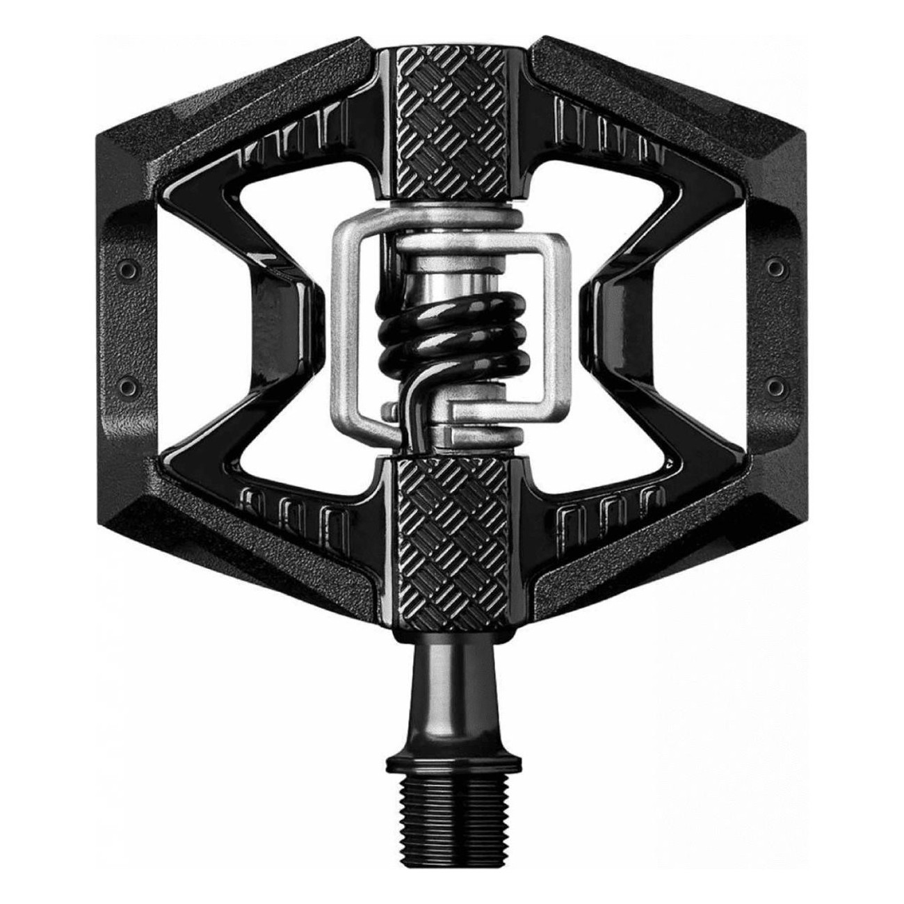 CRANKBROTHERS Double Shot 3 Pedale Schwarz - Dualfunktion für MTB und Stadt - 1