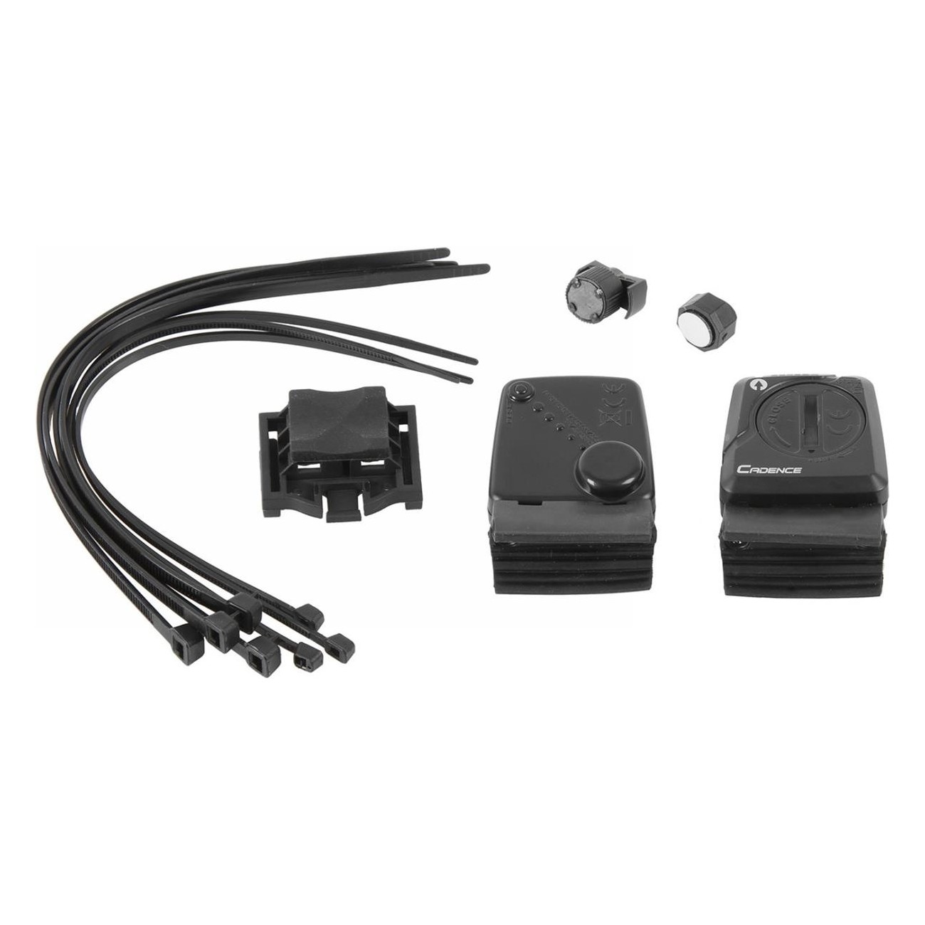 M-WAVE 244730/1 Replacement Set with Magnetic Sensor and Battery for Speed and Cadence - 1