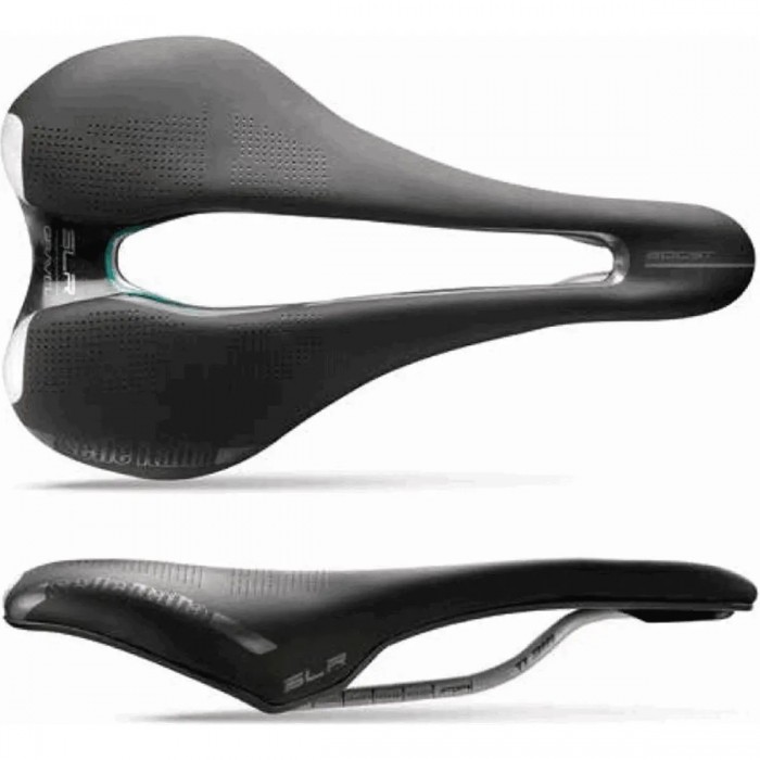 Sella SLR Boost Gravel Nero Superflow 145x248mm, Comfort e Prestazioni, 209g - 1 - Selle - 8030282510760